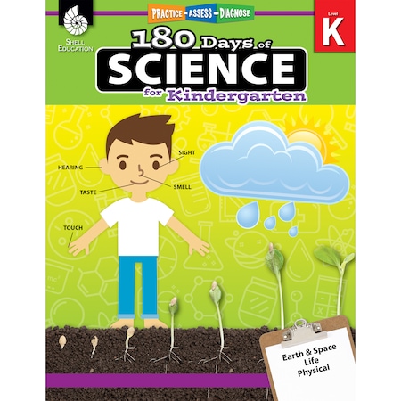 Shell Education Shell Education 180 Days of Science Book, Grade K 51406